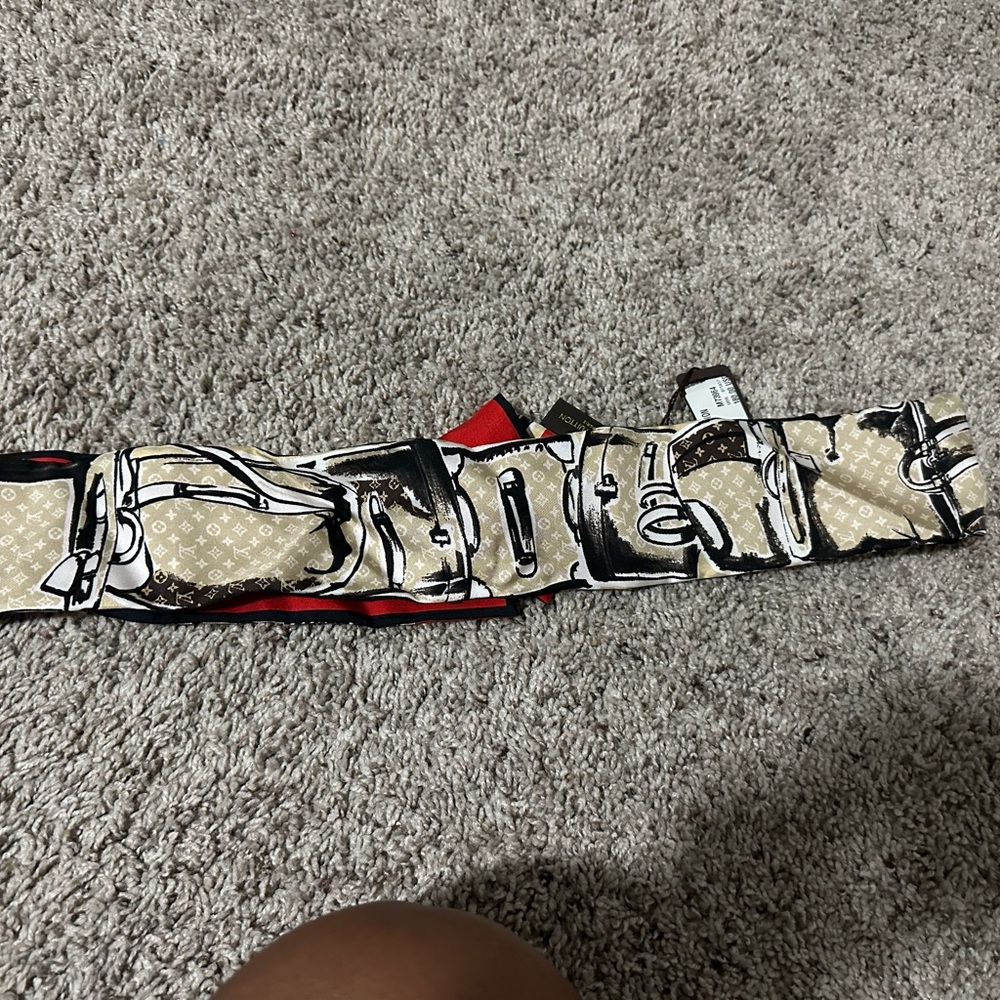 Designer Beige and Black Belt
